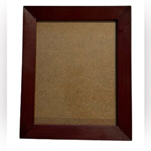 Plastic cherrywood looking 9.25”x11” picture frame